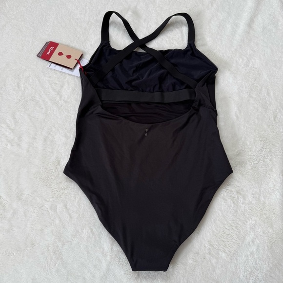 Thinx Super Absorbency Leotard in Black Large - Picture 5 of 6